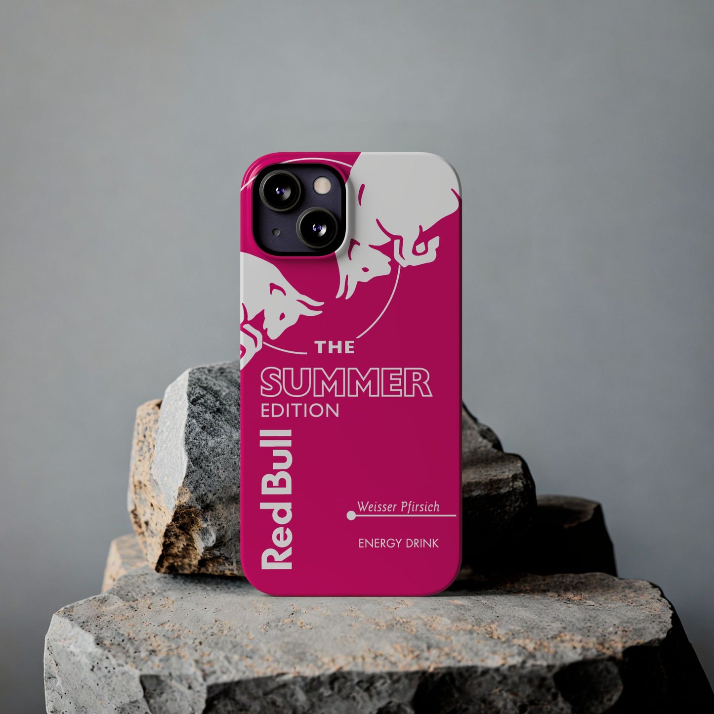 Red Bull Energy Drink iPhone Case - Pink Summer Edition