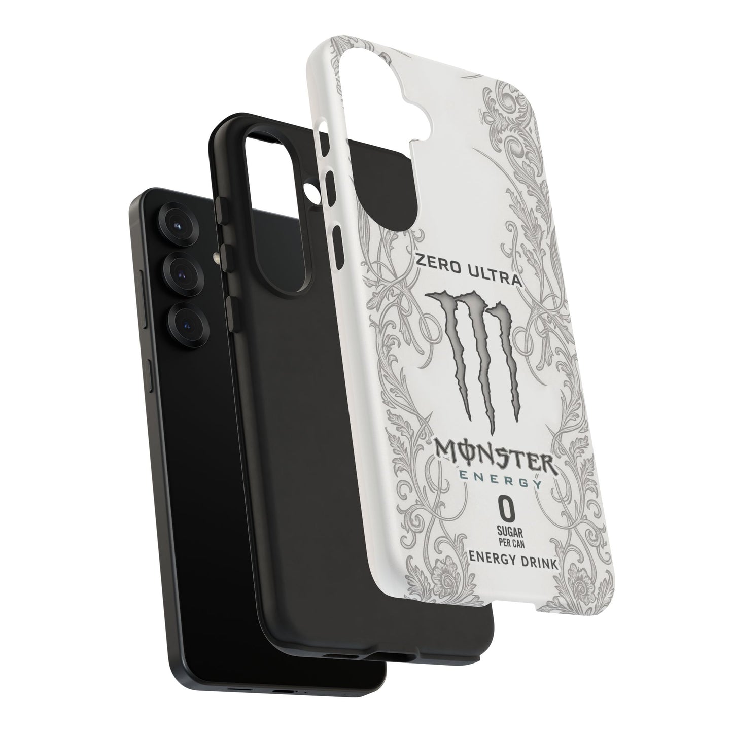 Monster White Ultra Energy Phone Case – For Samsung Galaxy & Google Pixel