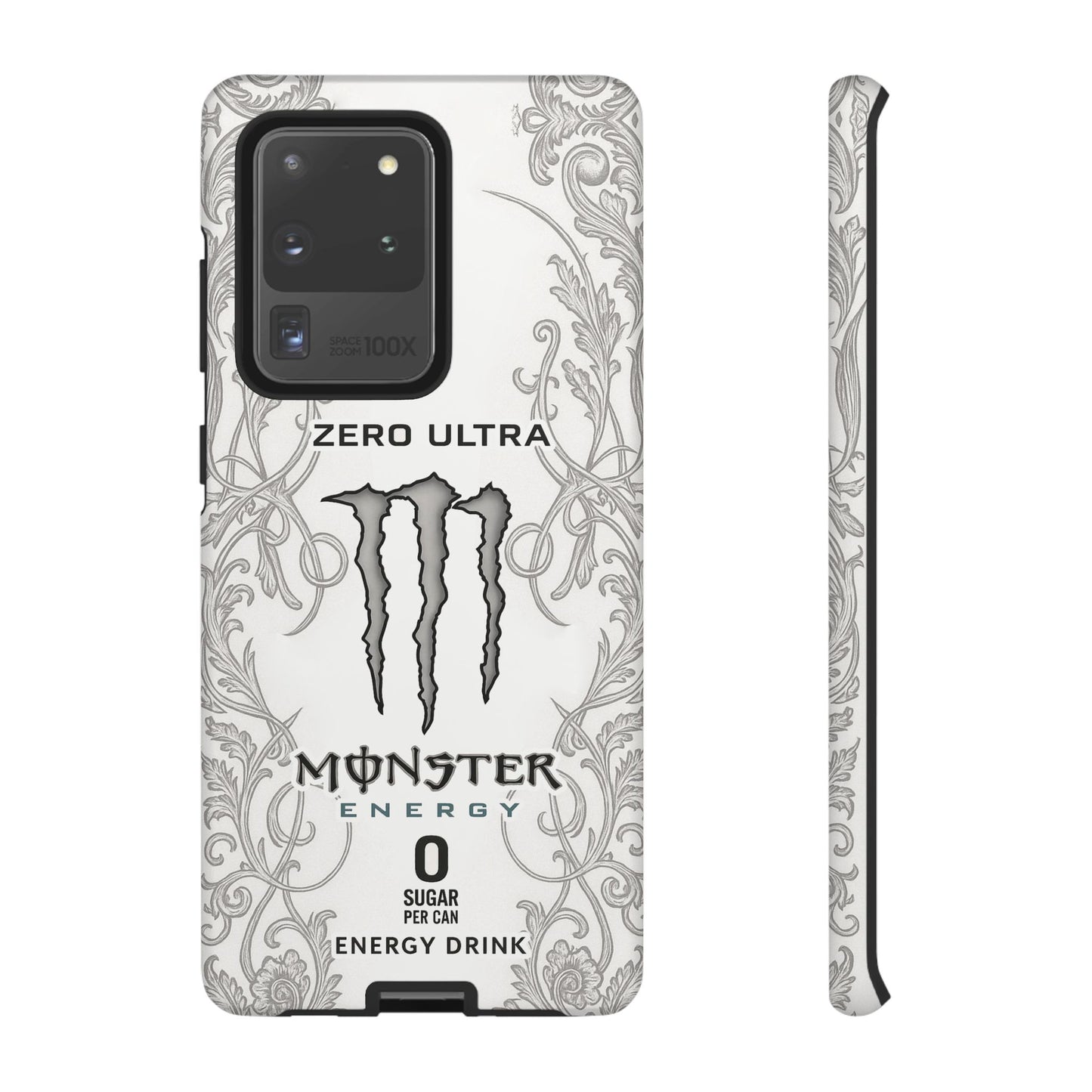 Monster White Ultra Energy Phone Case – For Samsung Galaxy & Google Pixel