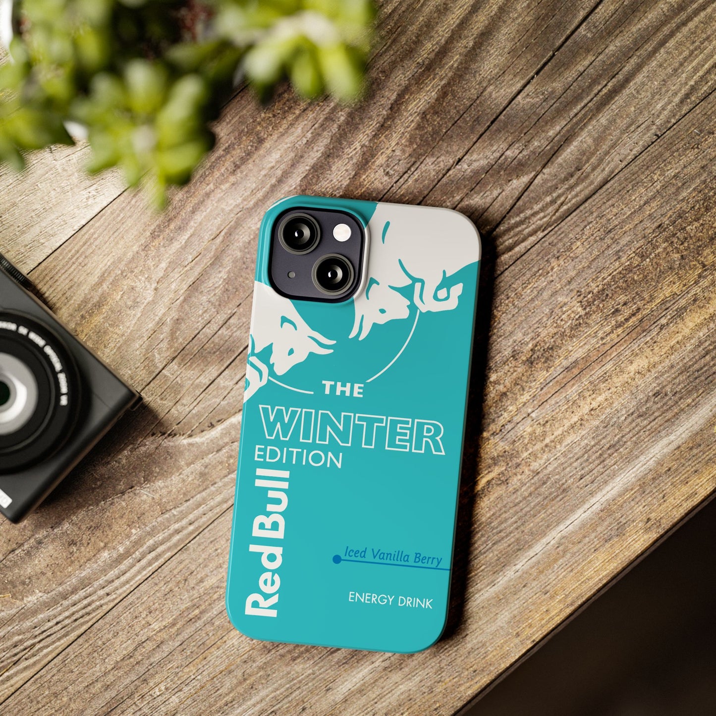 Red Bull Energy Drink iPhone Case - Winter Iced Vanilla Berry Edition