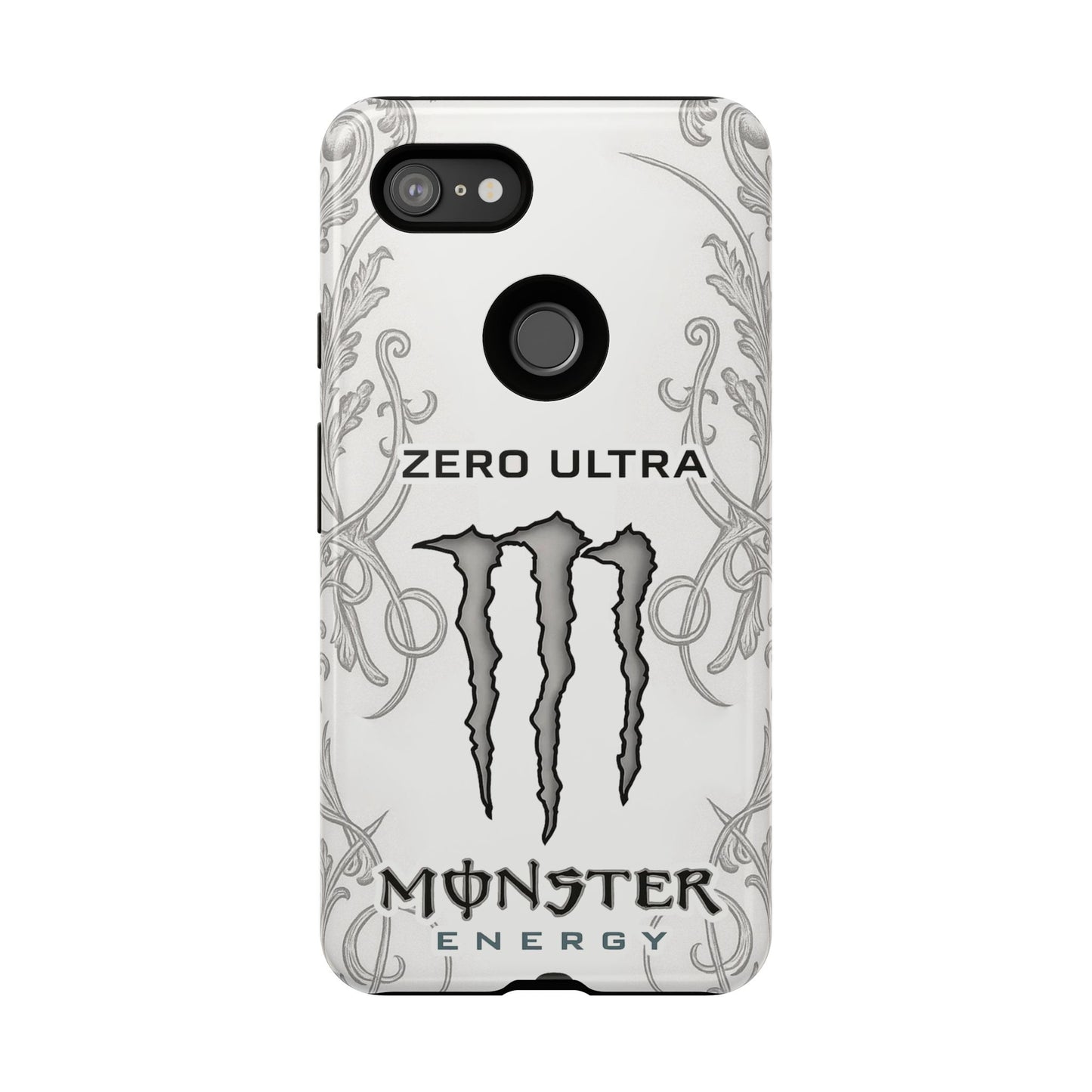 Monster White Ultra Energy Phone Case – For Samsung Galaxy & Google Pixel