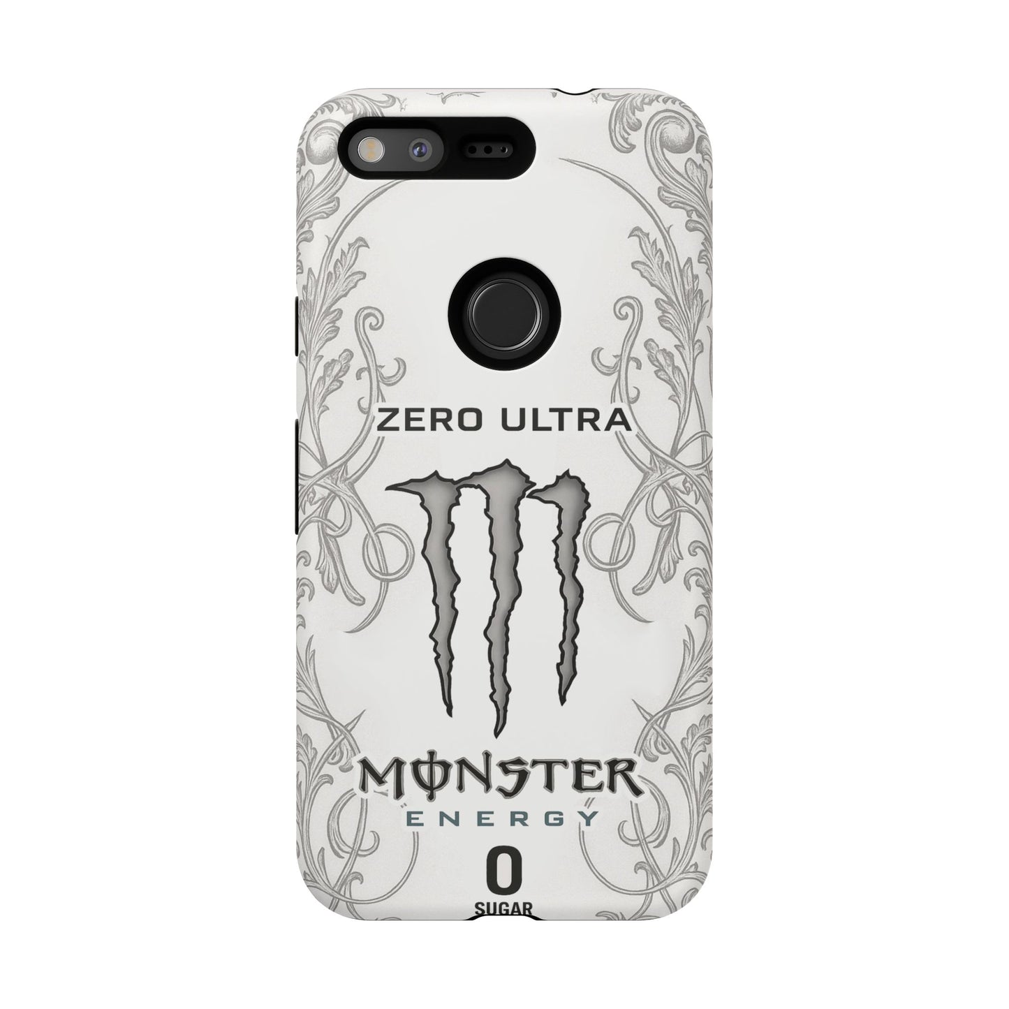 Monster White Ultra Energy Phone Case – For Samsung Galaxy & Google Pixel