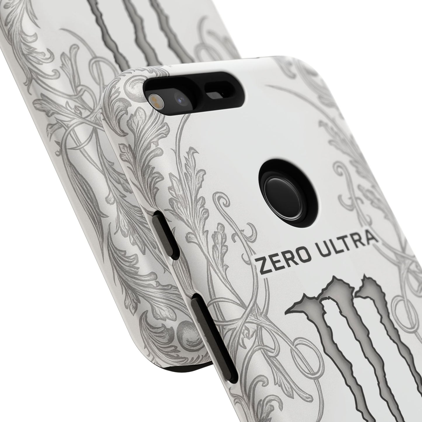 Monster White Ultra Energy Phone Case – For Samsung Galaxy & Google Pixel