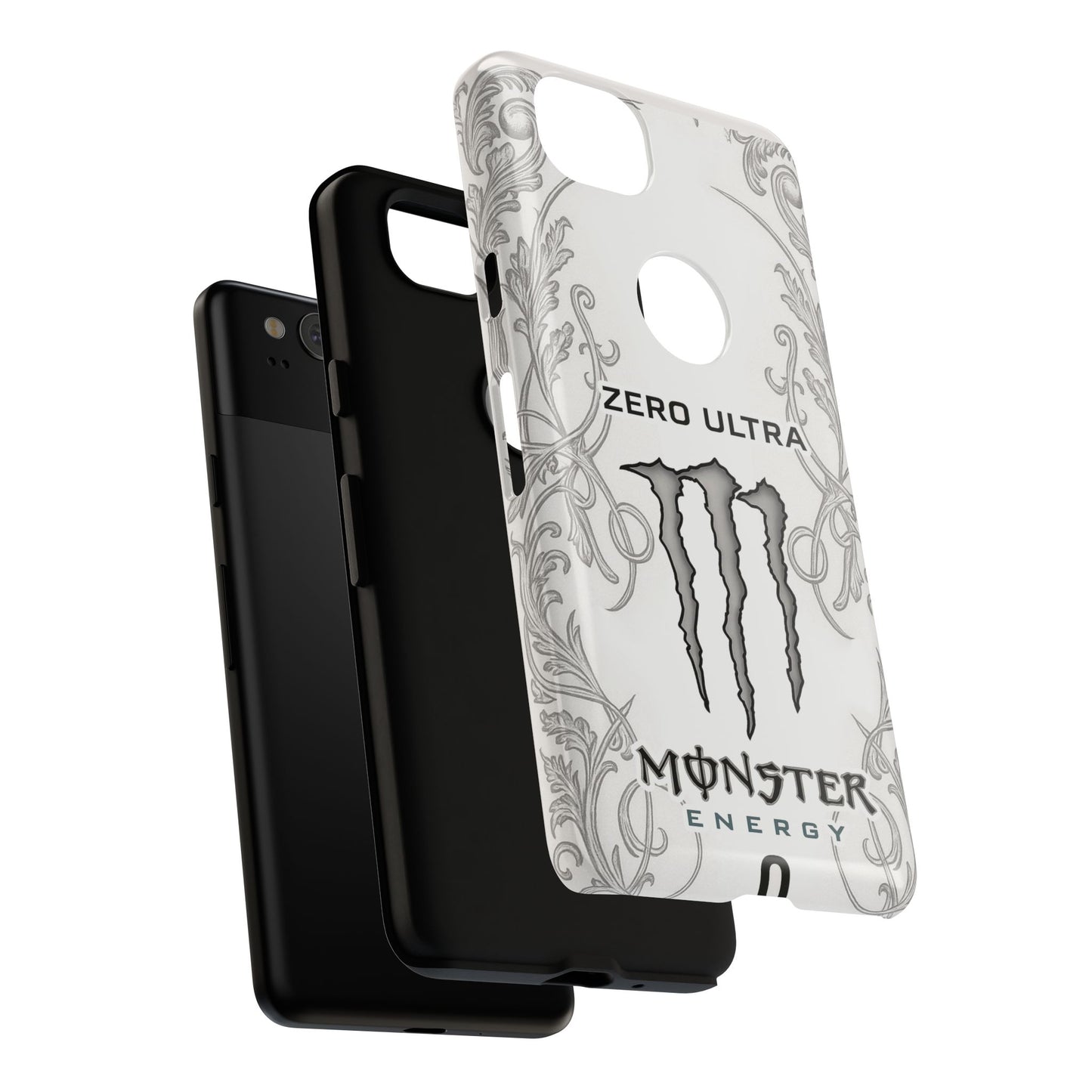 Monster White Ultra Energy Phone Case – For Samsung Galaxy & Google Pixel