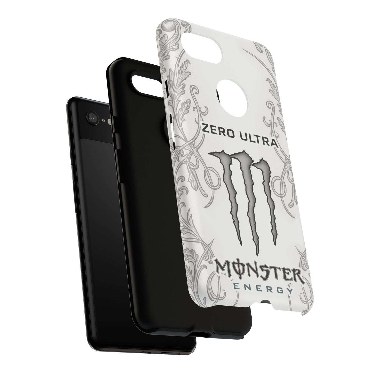 Monster White Ultra Energy Phone Case – For Samsung Galaxy & Google Pixel