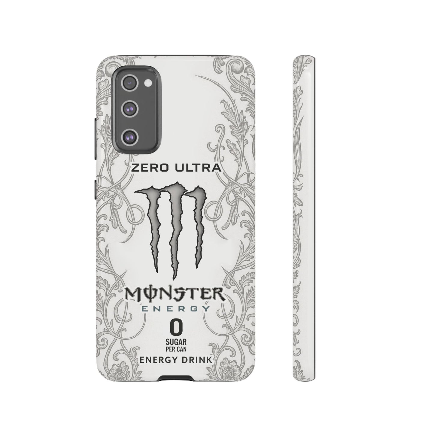 Monster White Ultra Energy Phone Case – For Samsung Galaxy & Google Pixel