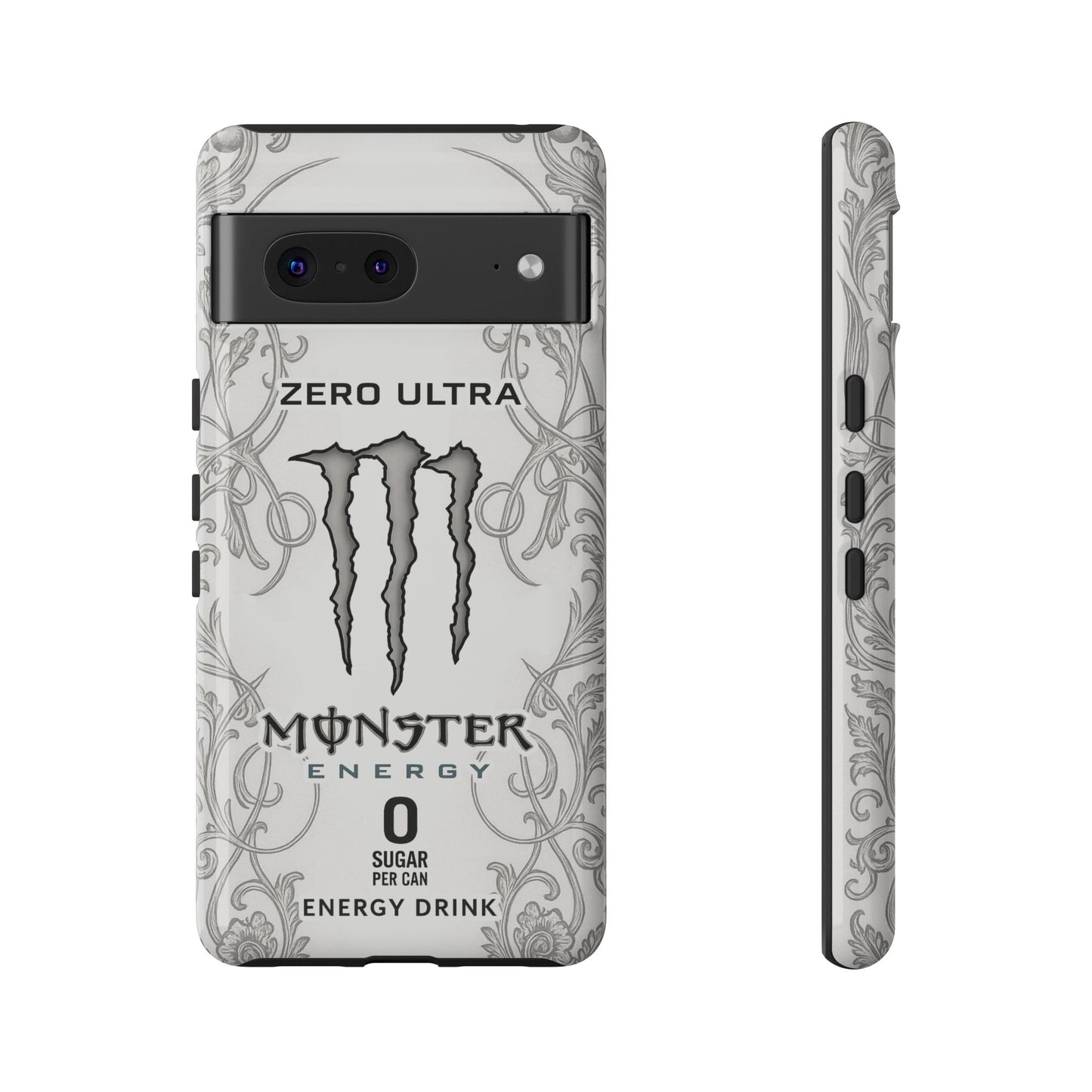 Monster White Ultra Energy Phone Case – For Samsung Galaxy & Google Pixel