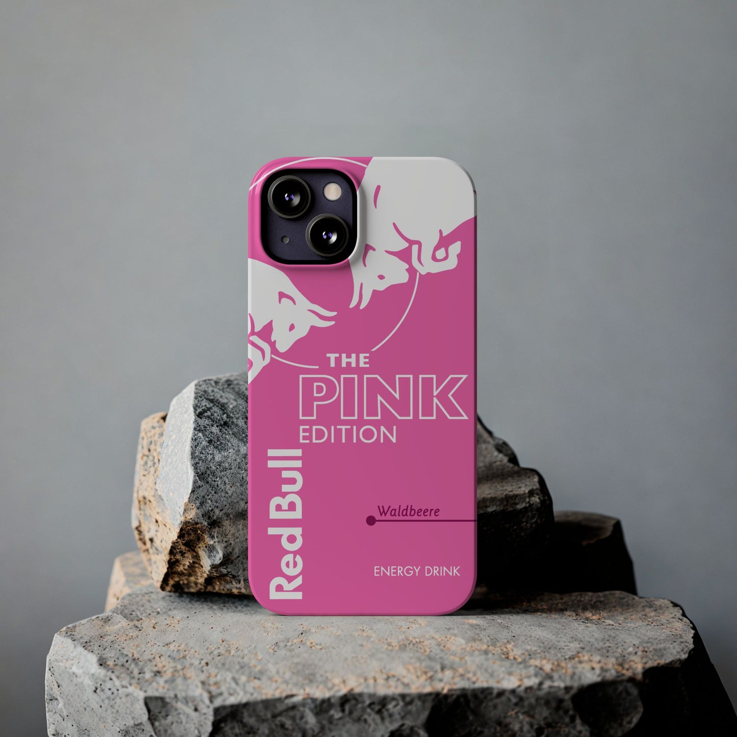 Red Bull Energy Drink iPhone Case - Pink Waldbeere Edition