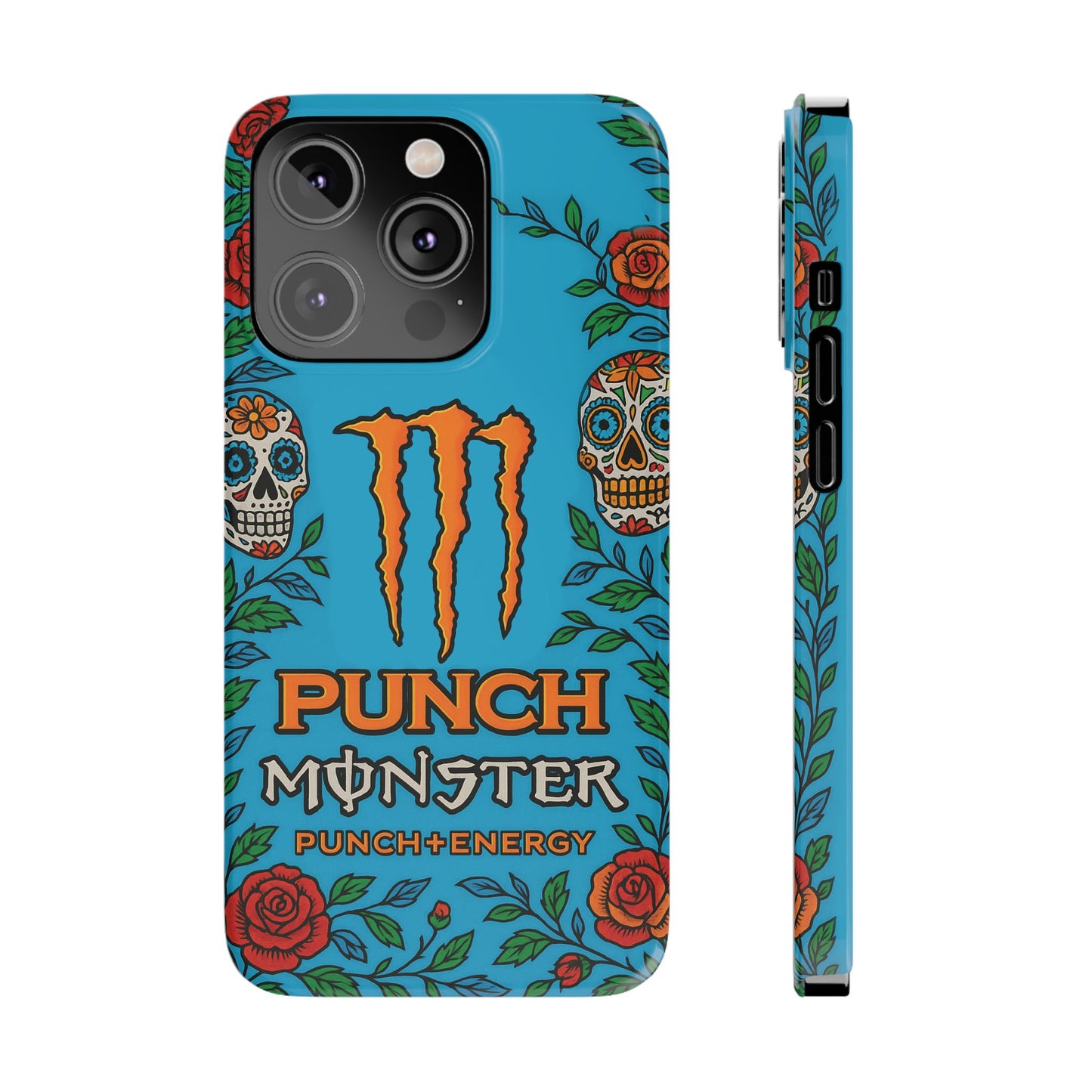 Monster Energy Mango Loco iPhone Case - Blue & Orange
