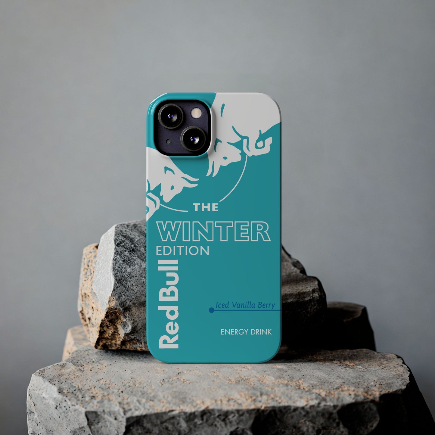 Red Bull Energy Drink iPhone Case - Winter Iced Vanilla Berry Edition