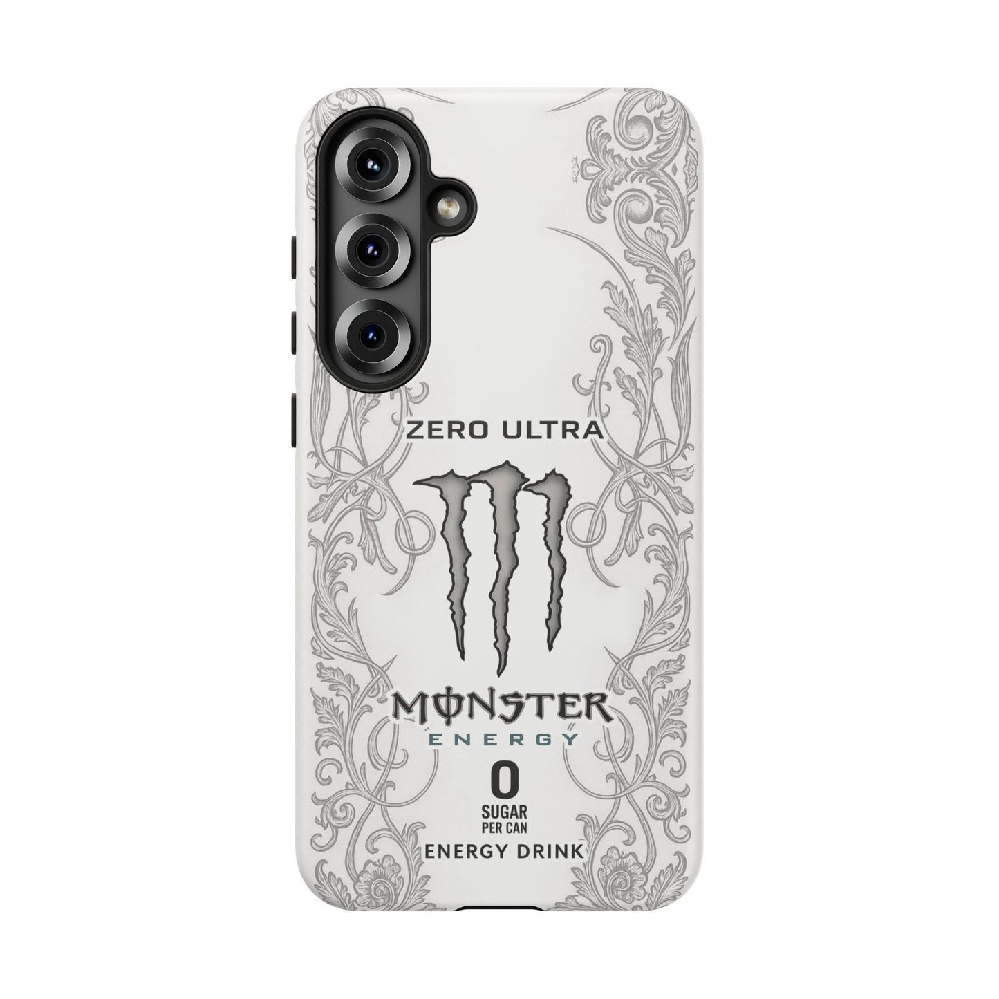 Monster White Ultra Energy Phone Case – For Samsung Galaxy & Google Pixel