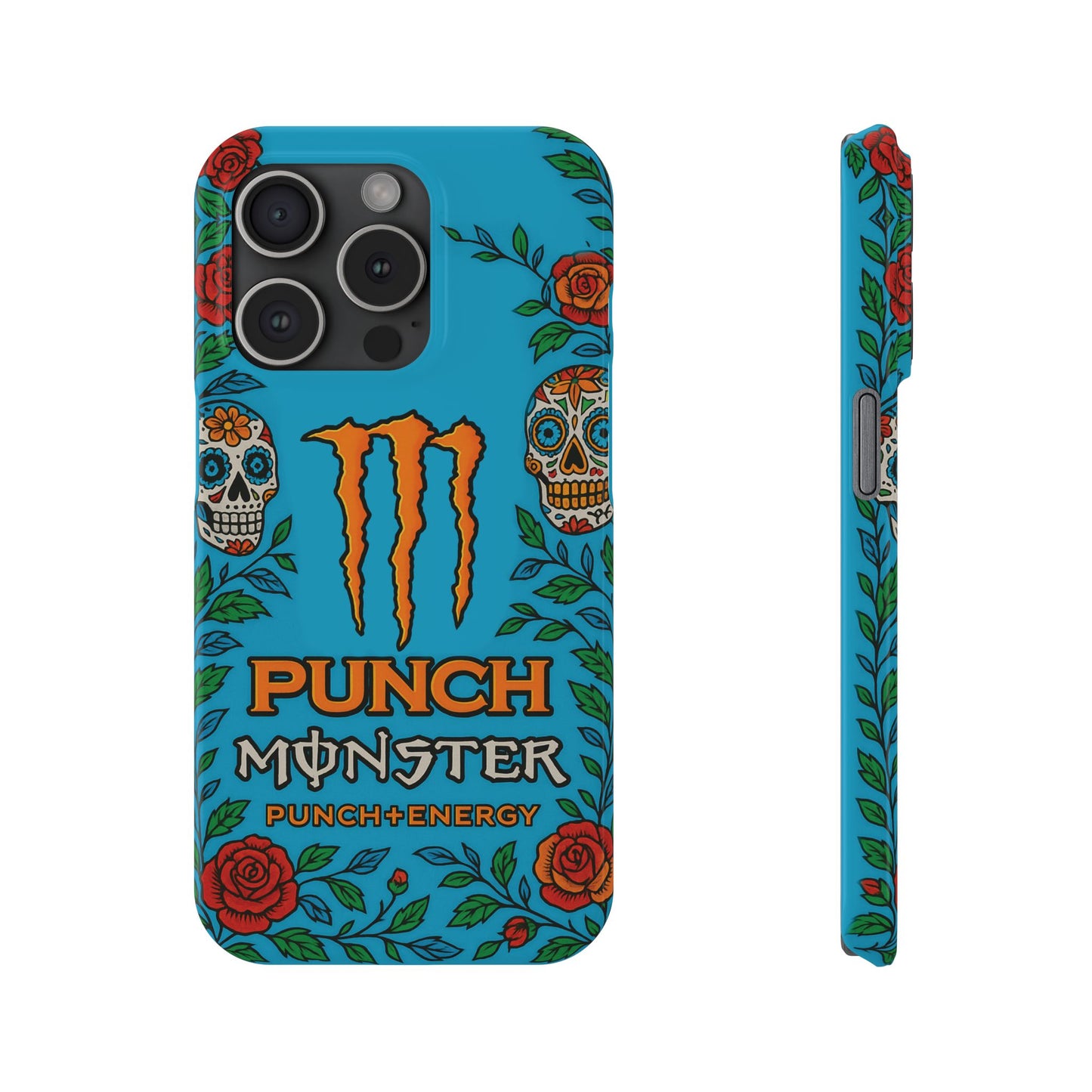 Monster Energy Mango Loco iPhone Case - Blue & Orange