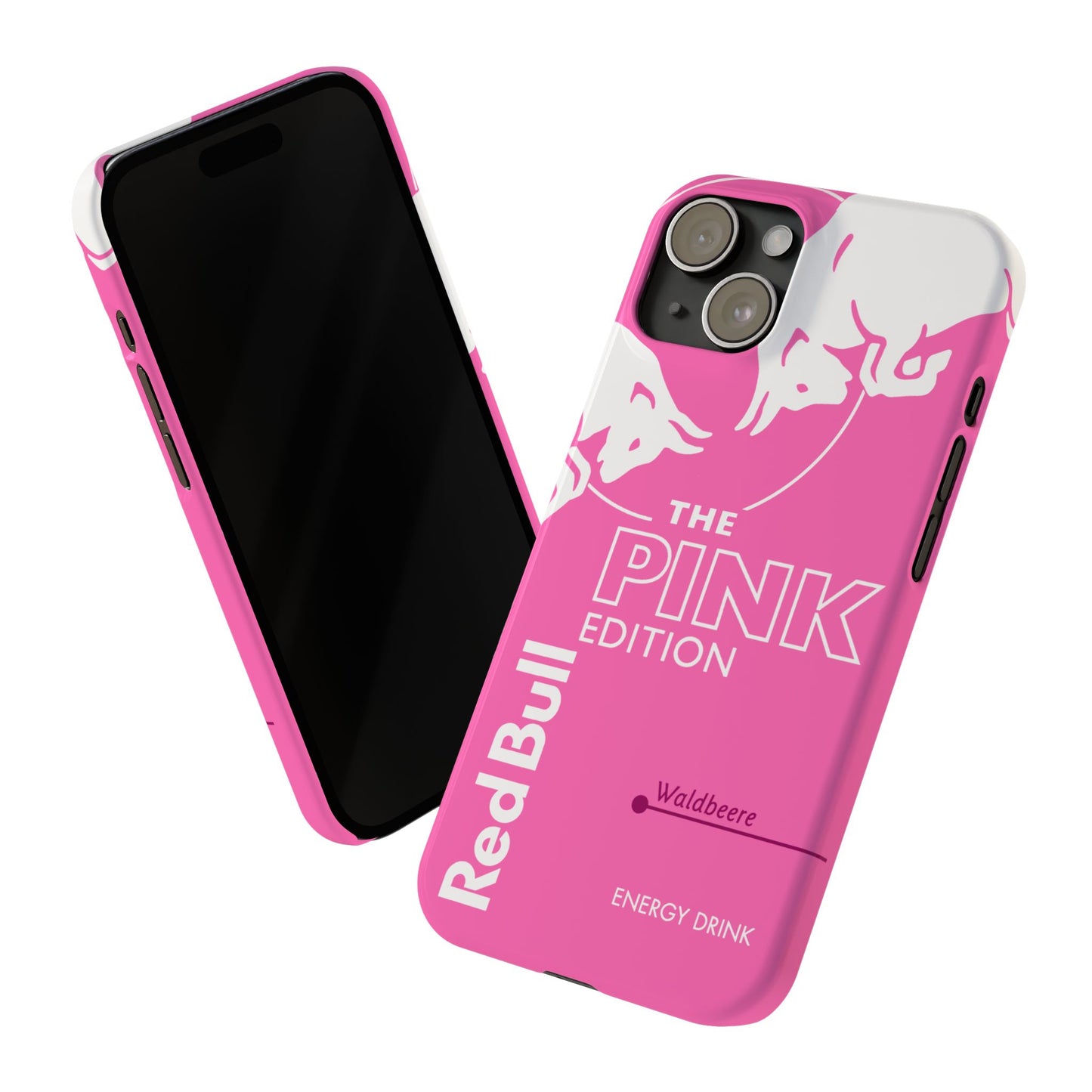 Red Bull Energy Drink iPhone Case - Pink Waldbeere Edition