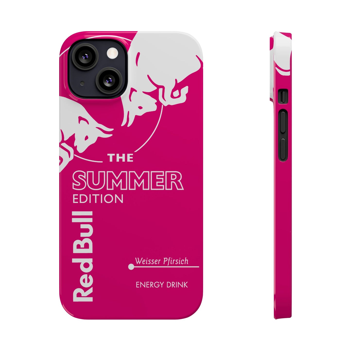 Red Bull Energy Drink iPhone Case - Pink Summer Edition