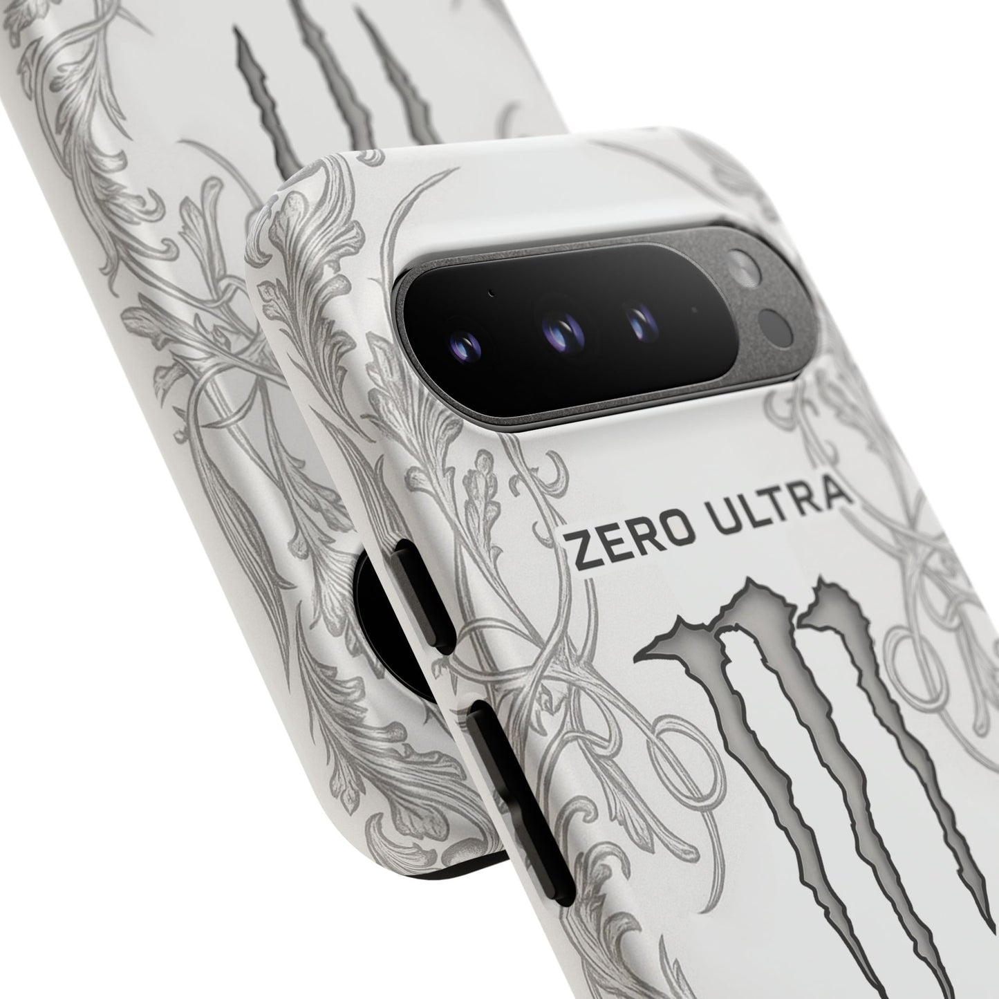 Monster White Ultra Energy Phone Case – For Samsung Galaxy & Google Pixel