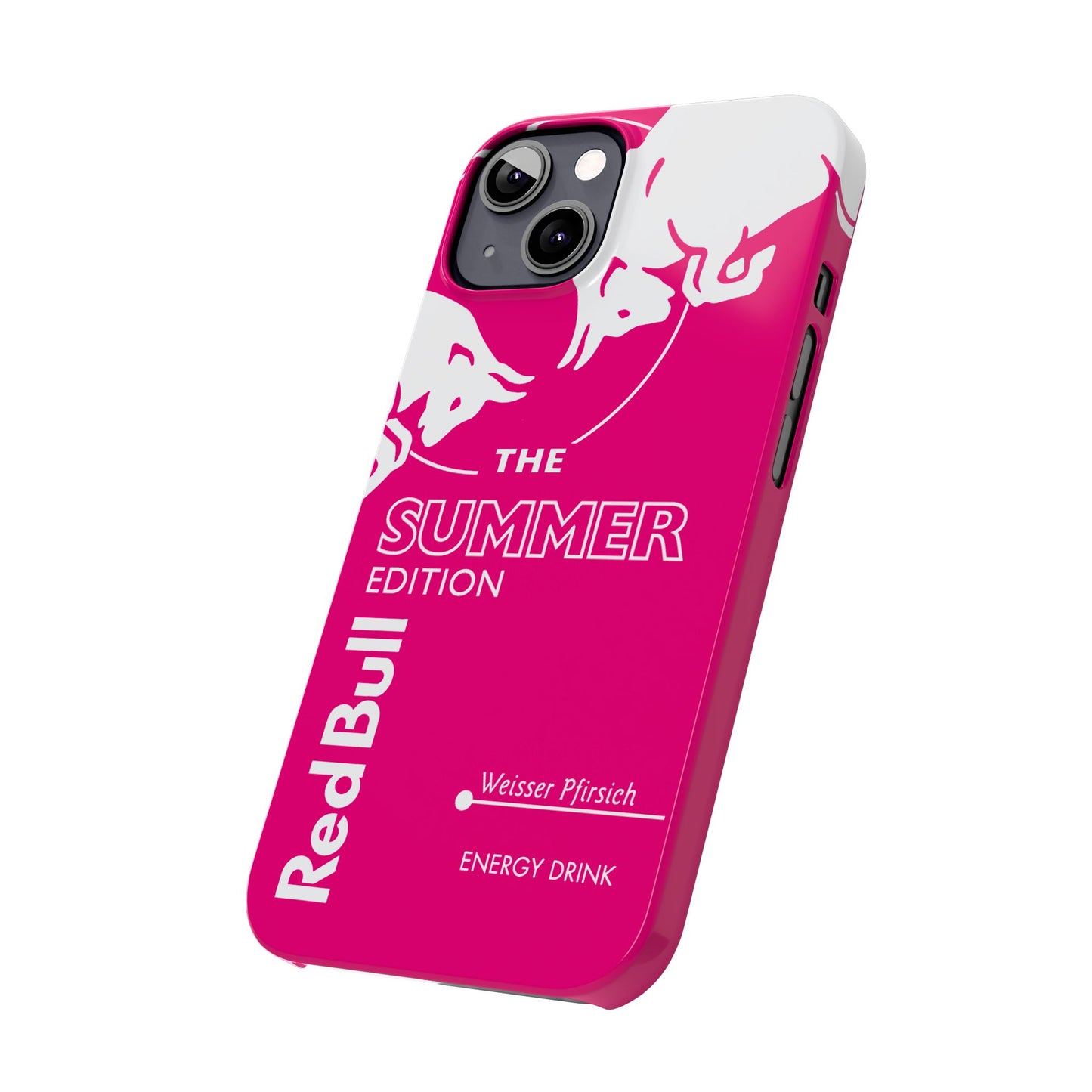Red Bull Energy Drink iPhone Case - Pink Summer Edition
