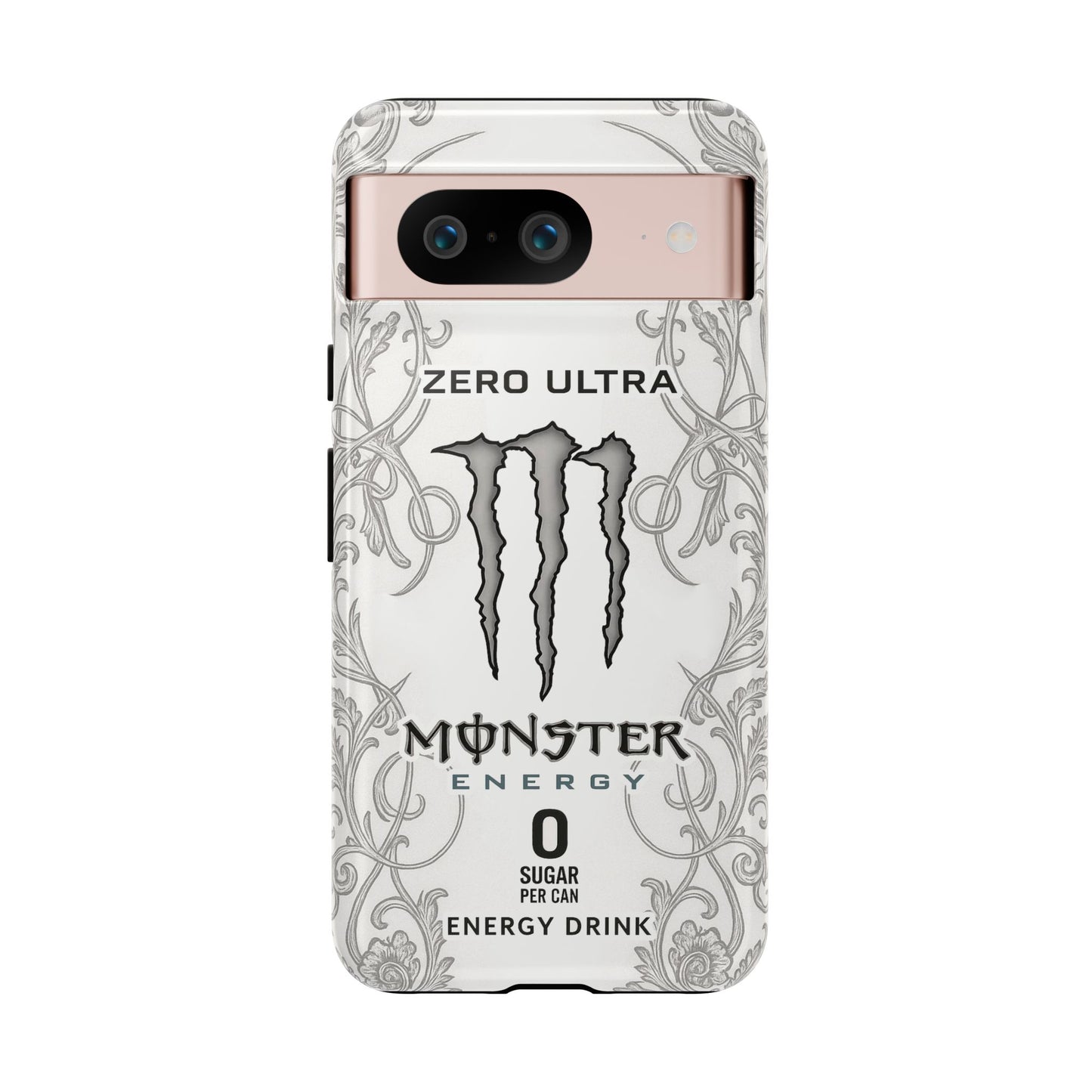 Monster White Ultra Energy Phone Case – For Samsung Galaxy & Google Pixel