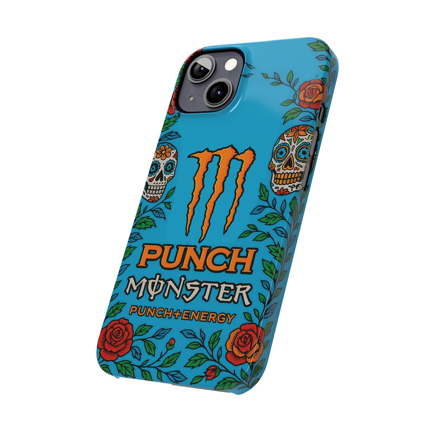 Monster Energy Mango Loco iPhone Case - Blue & Orange