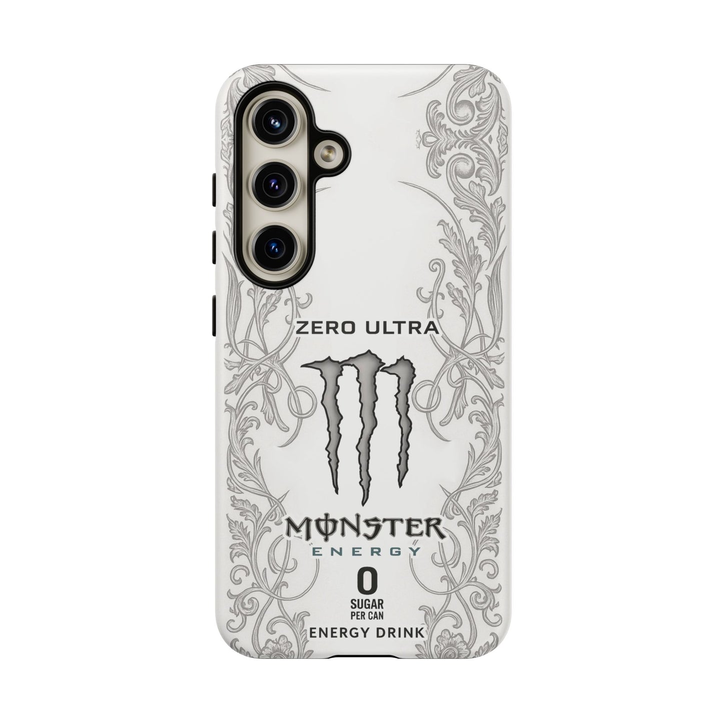 Monster White Ultra Energy Phone Case – For Samsung Galaxy & Google Pixel