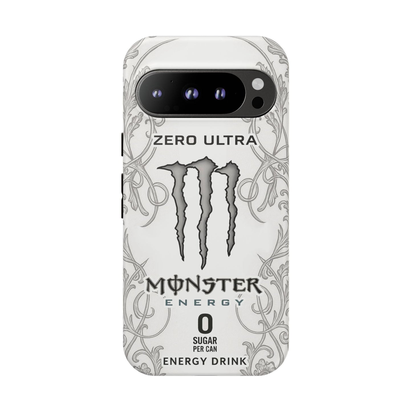 Monster White Ultra Energy Phone Case – For Samsung Galaxy & Google Pixel