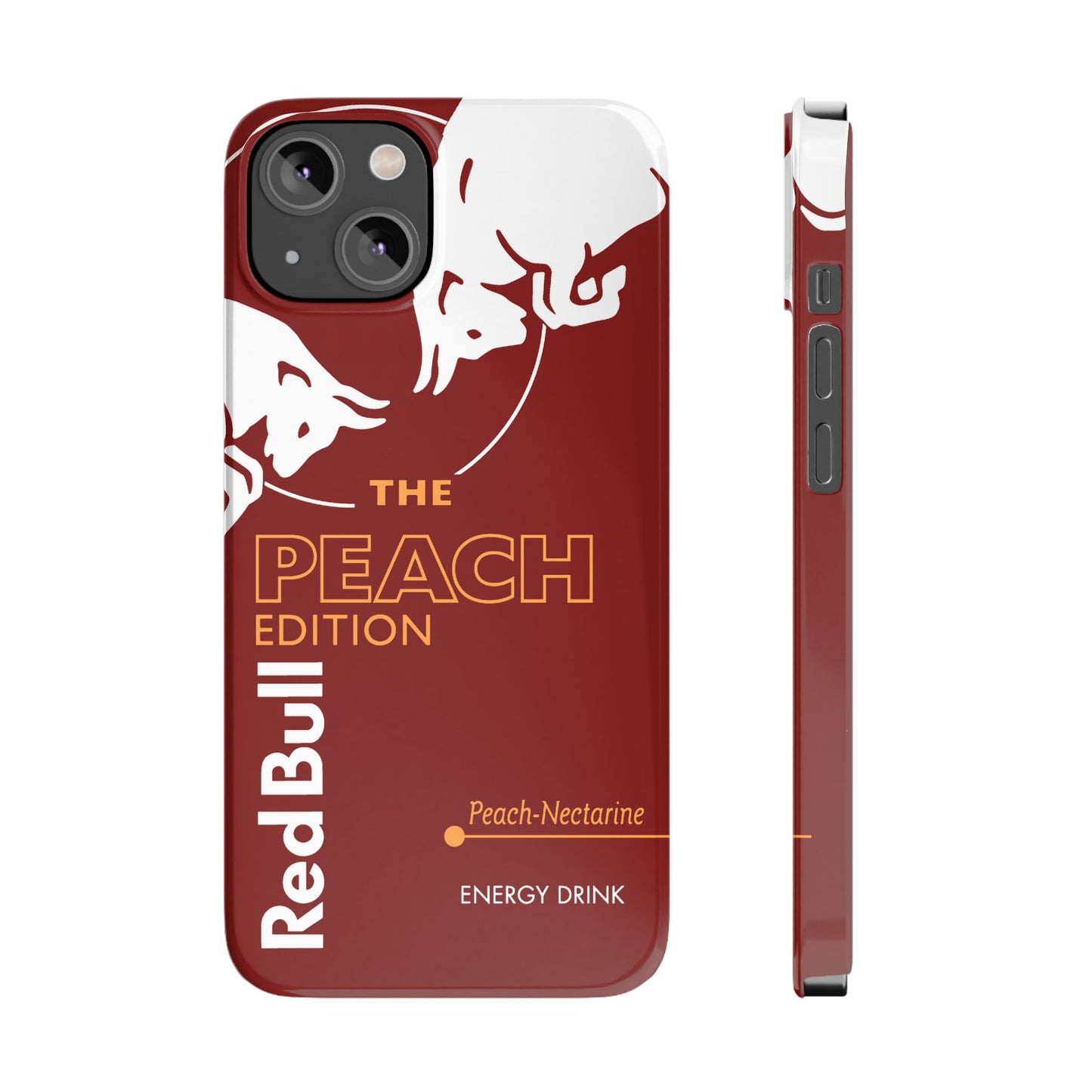 Red Bull Energy Drink iPhone Case - Peach Edition