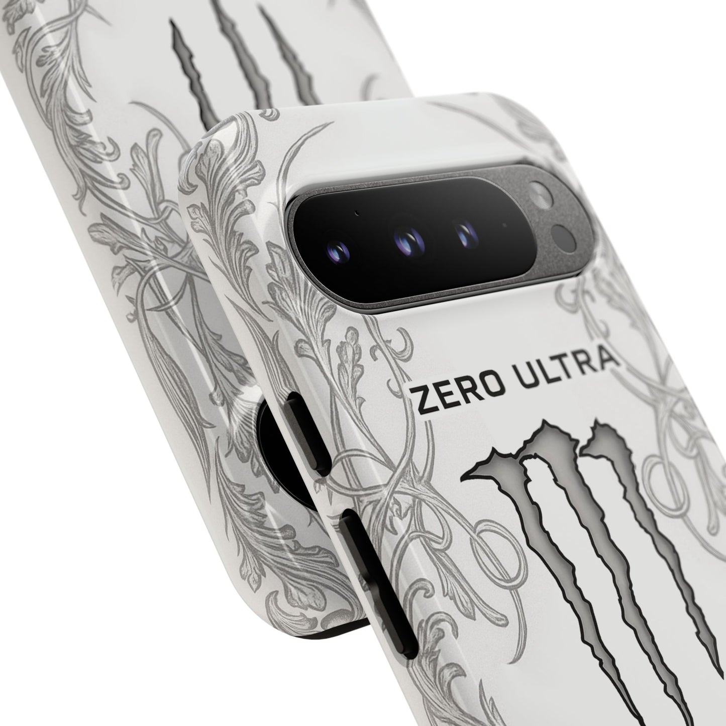 Monster White Ultra Energy Phone Case – For Samsung Galaxy & Google Pixel