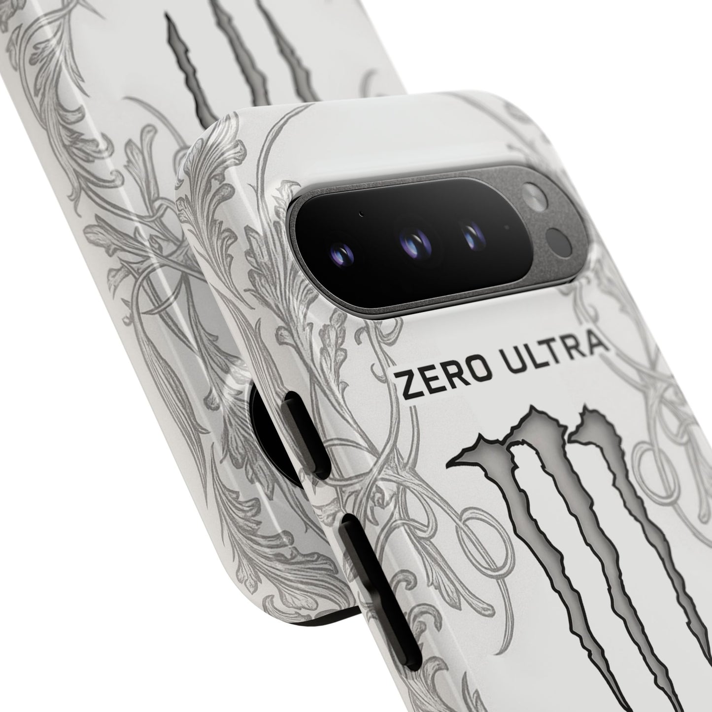 Monster White Ultra Energy Phone Case – For Samsung Galaxy & Google Pixel