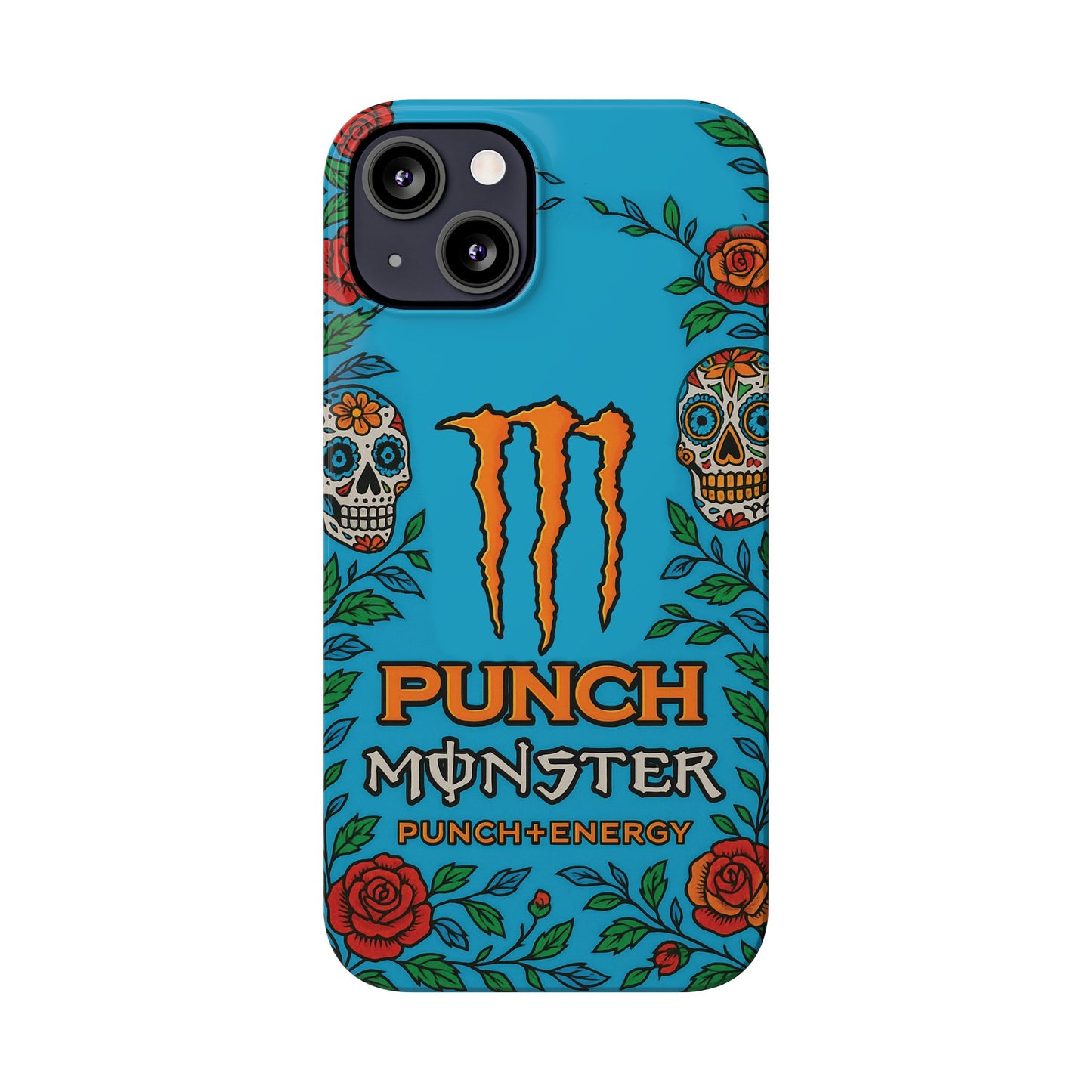 Monster Energy Mango Loco iPhone Case - Blue & Orange