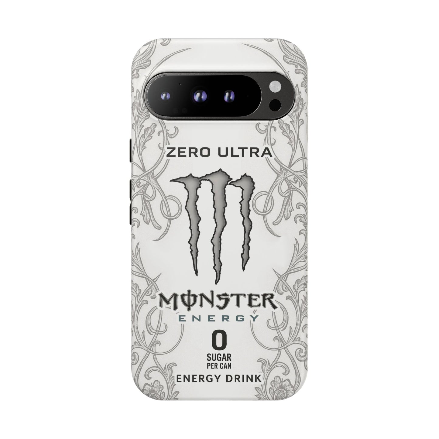 Monster White Ultra Energy Phone Case – For Samsung Galaxy & Google Pixel