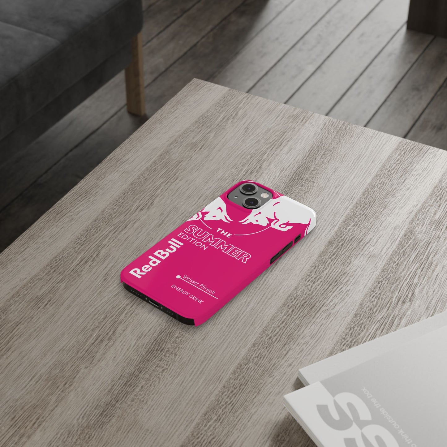 Red Bull Energy Drink iPhone Case - Pink Summer Edition