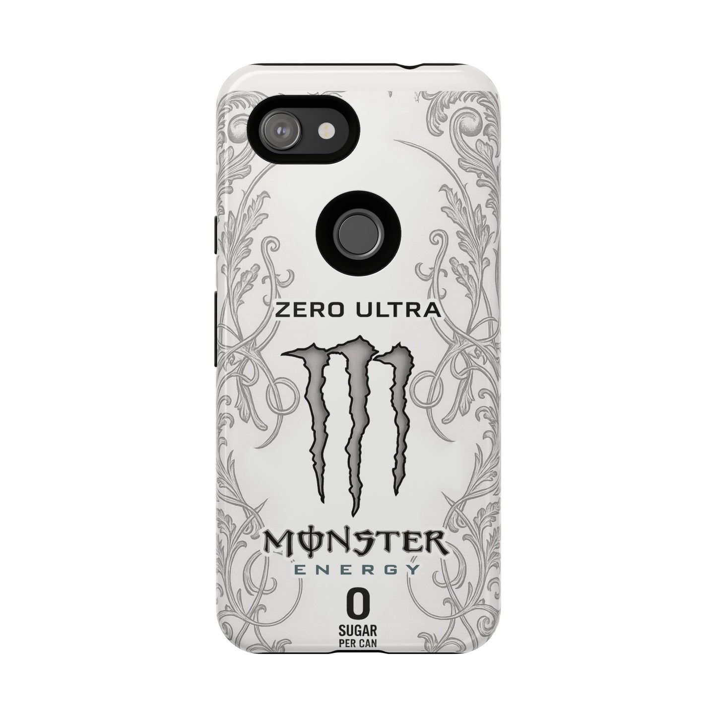 Monster White Ultra Energy Phone Case – For Samsung Galaxy & Google Pixel