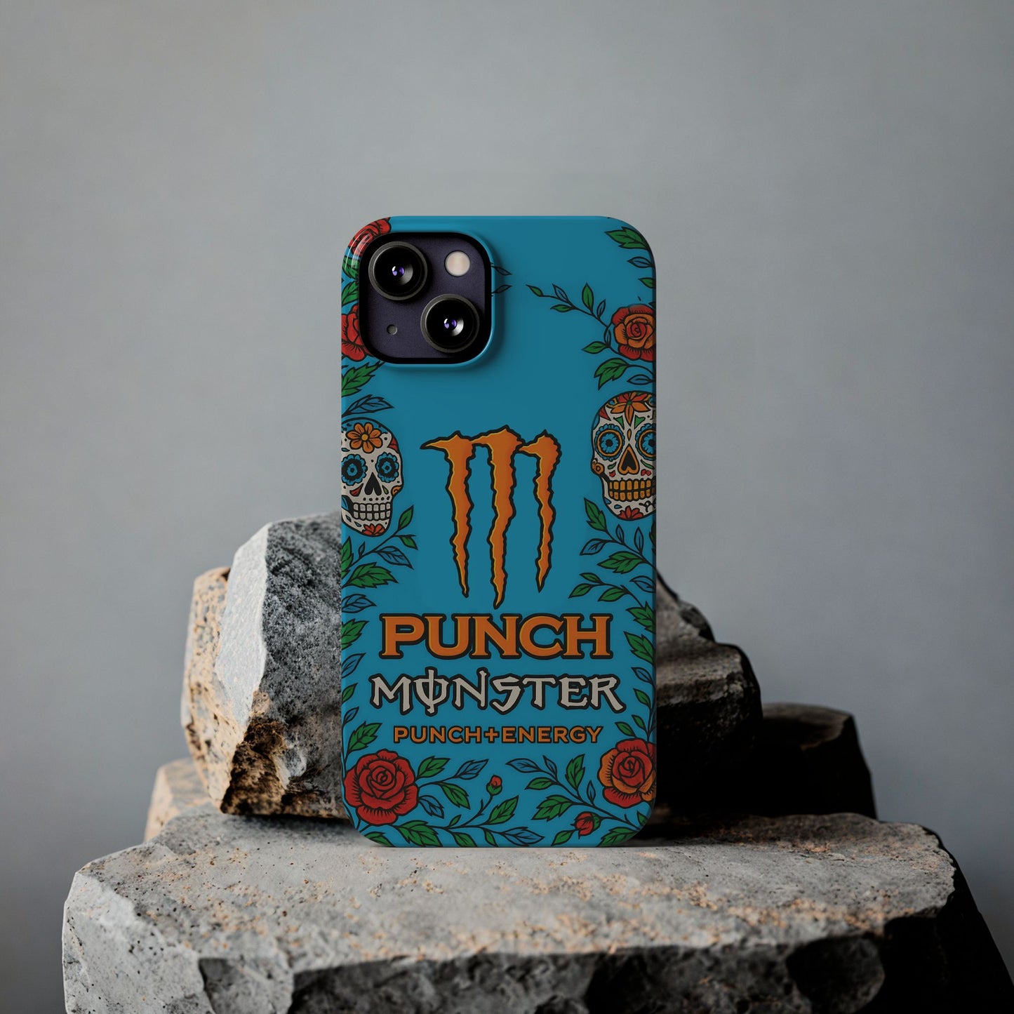 Monster Energy Mango Loco iPhone Case - Blue & Orange
