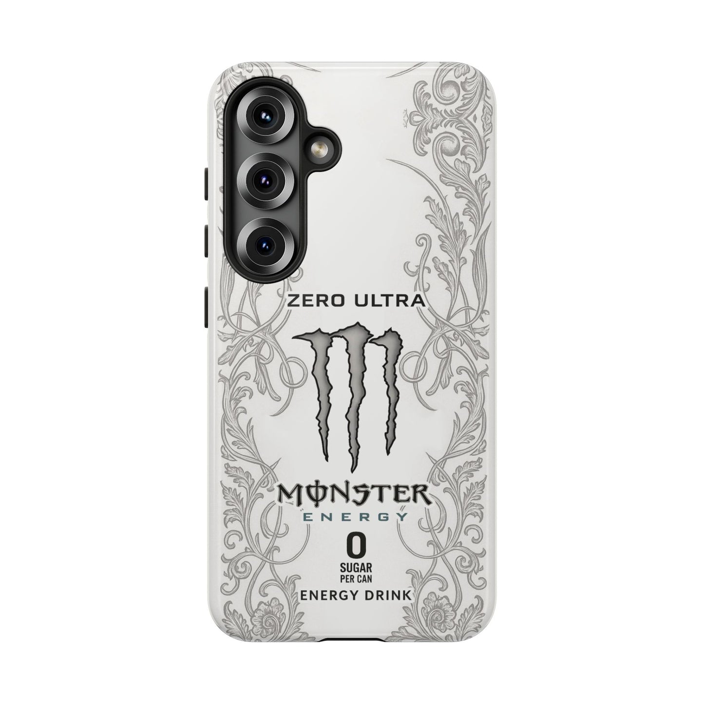 Monster White Ultra Energy Phone Case – For Samsung Galaxy & Google Pixel