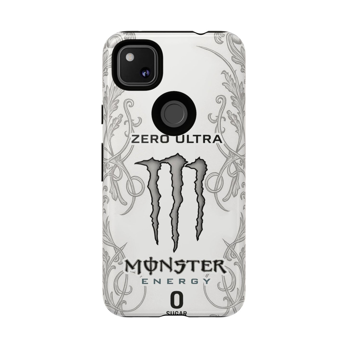 Monster White Ultra Energy Phone Case – For Samsung Galaxy & Google Pixel