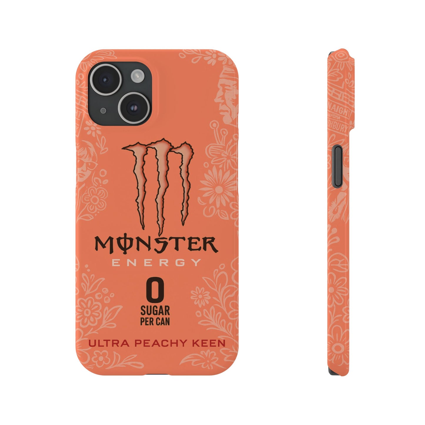 Monster Energy Ultra Peachy Keen iPhone Case - Peach Energy Drink