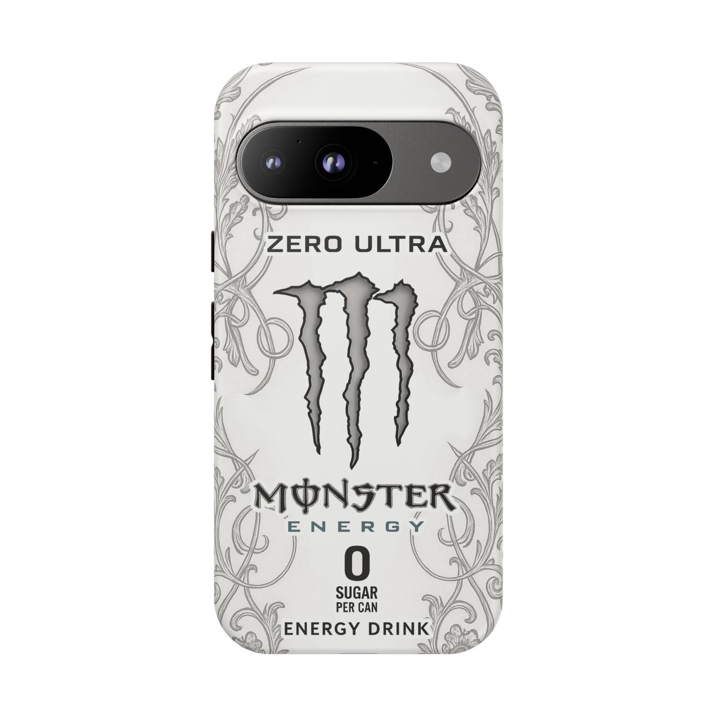 Monster White Ultra Energy Phone Case – For Samsung Galaxy & Google Pixel