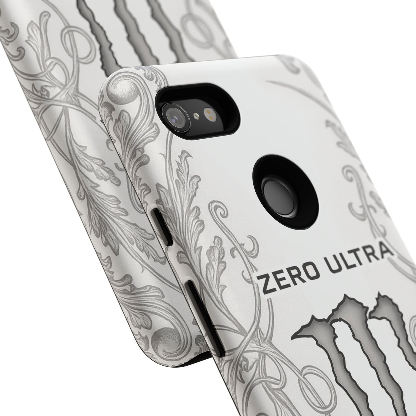 Monster White Ultra Energy Phone Case – For Samsung Galaxy & Google Pixel