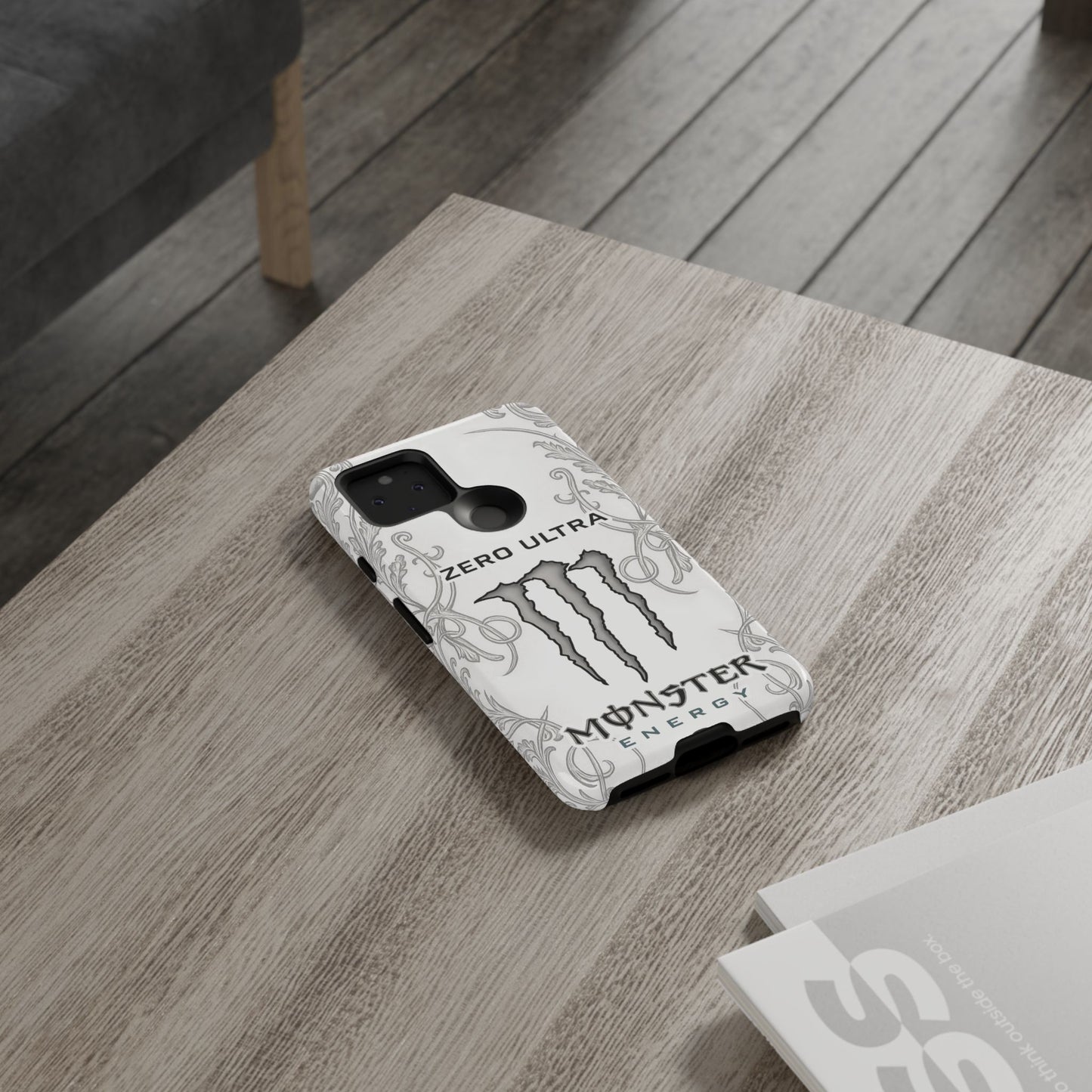 Monster White Ultra Energy Phone Case – For Samsung Galaxy & Google Pixel