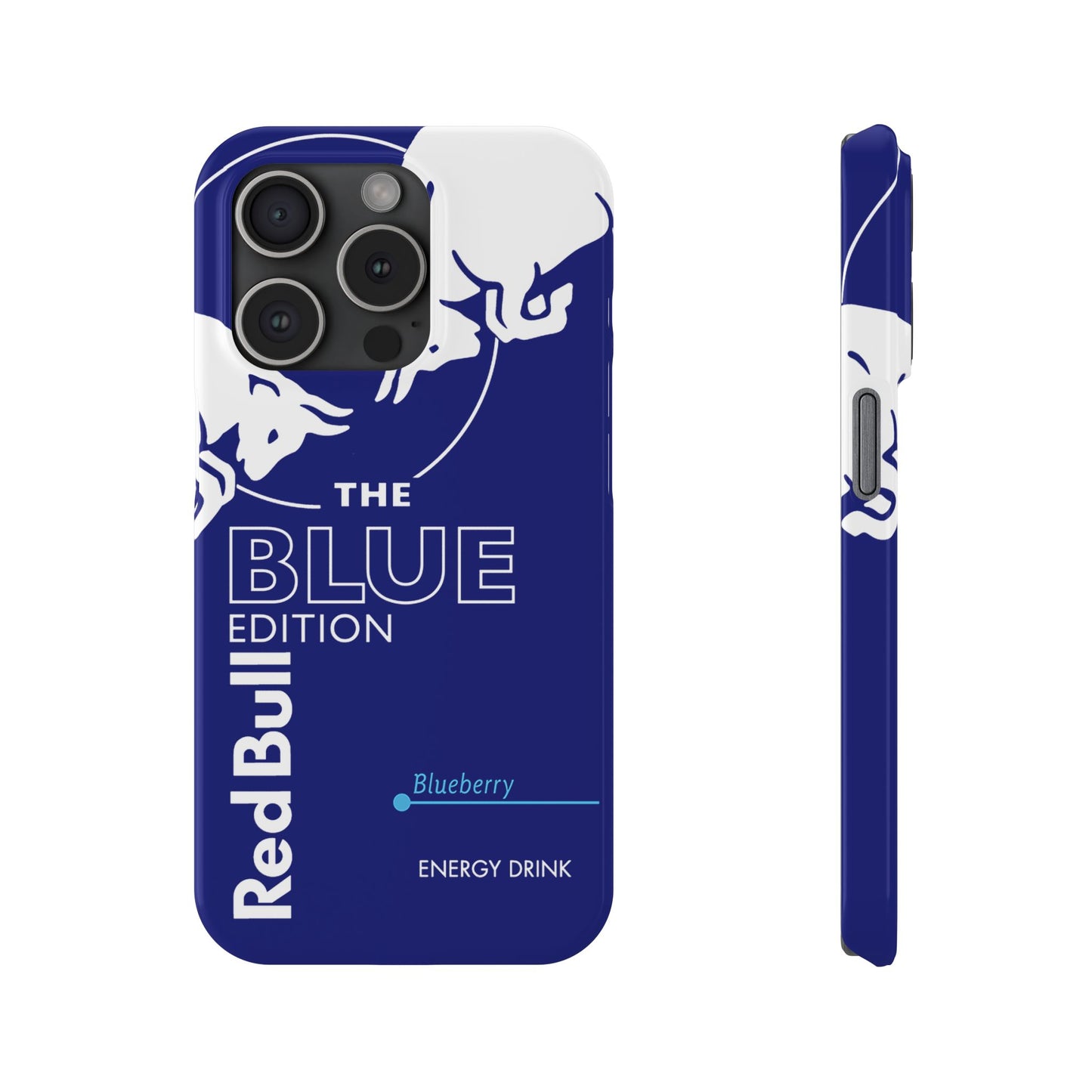 Red Bull Energy Drink iPhone Case - Blue Edition