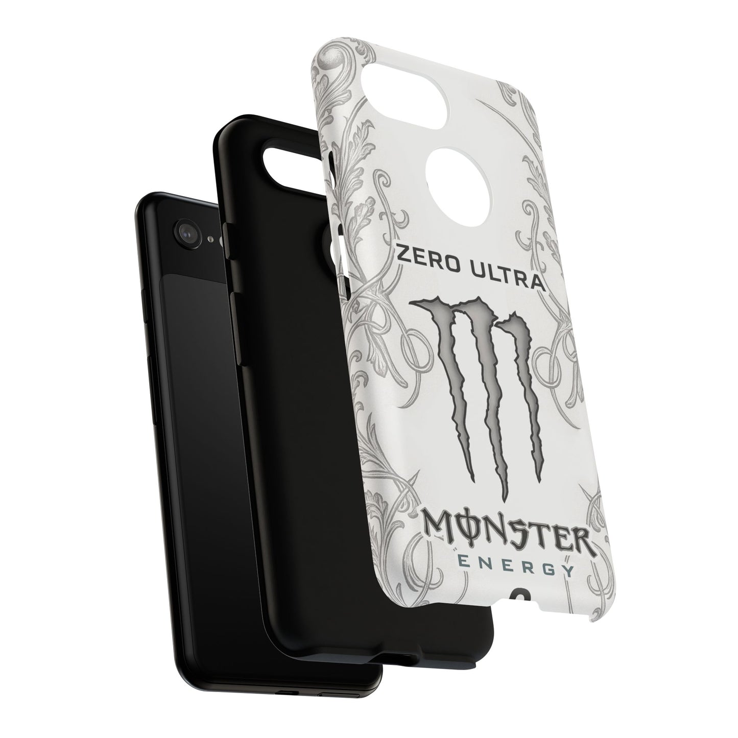Monster White Ultra Energy Phone Case – For Samsung Galaxy & Google Pixel