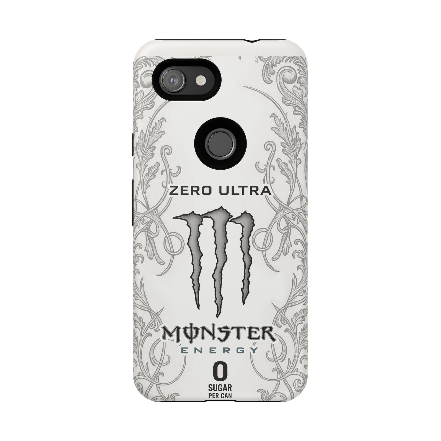 Monster White Ultra Energy Phone Case – For Samsung Galaxy & Google Pixel