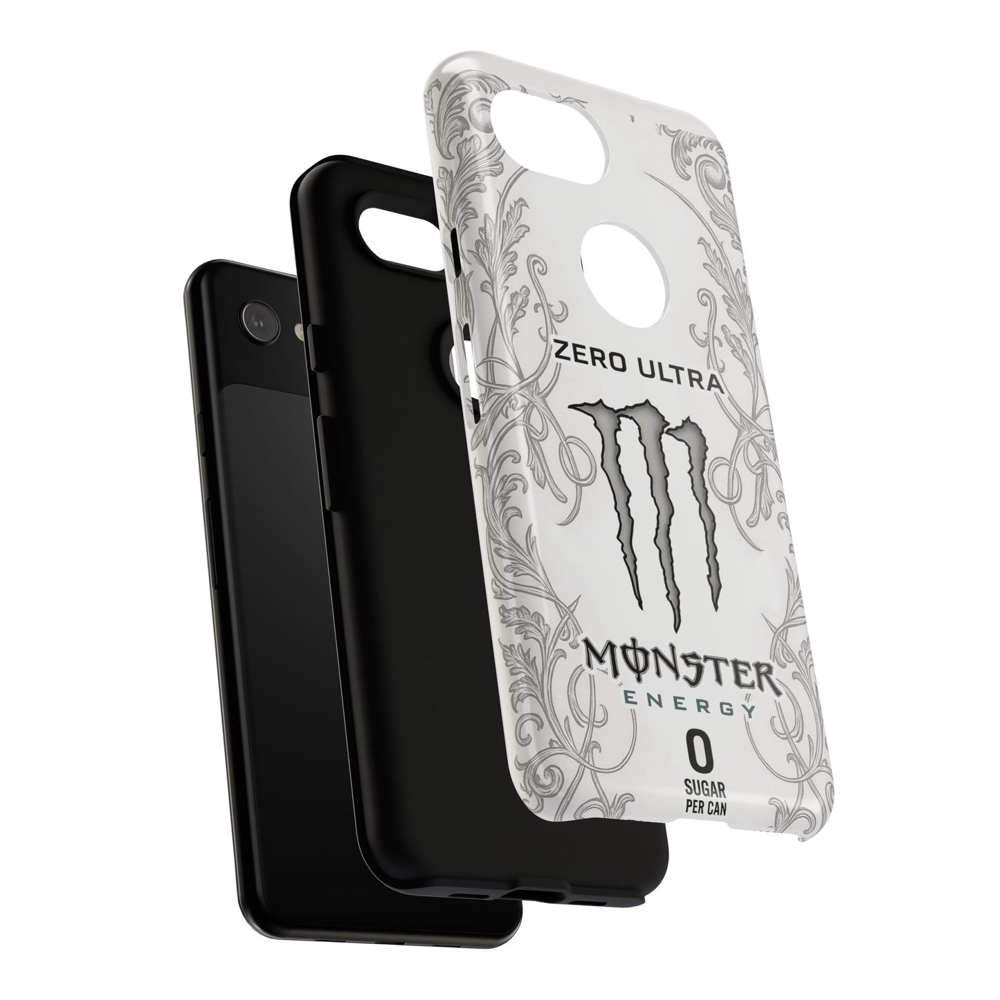 Monster White Ultra Energy Phone Case – For Samsung Galaxy & Google Pixel
