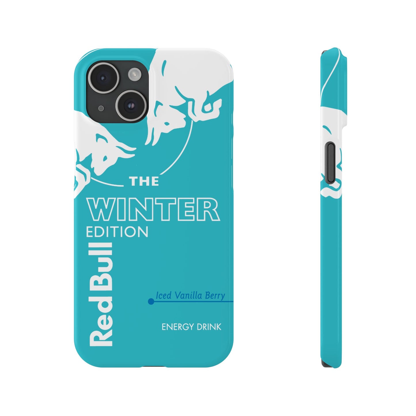 Red Bull Energy Drink iPhone Case - Winter Iced Vanilla Berry Edition