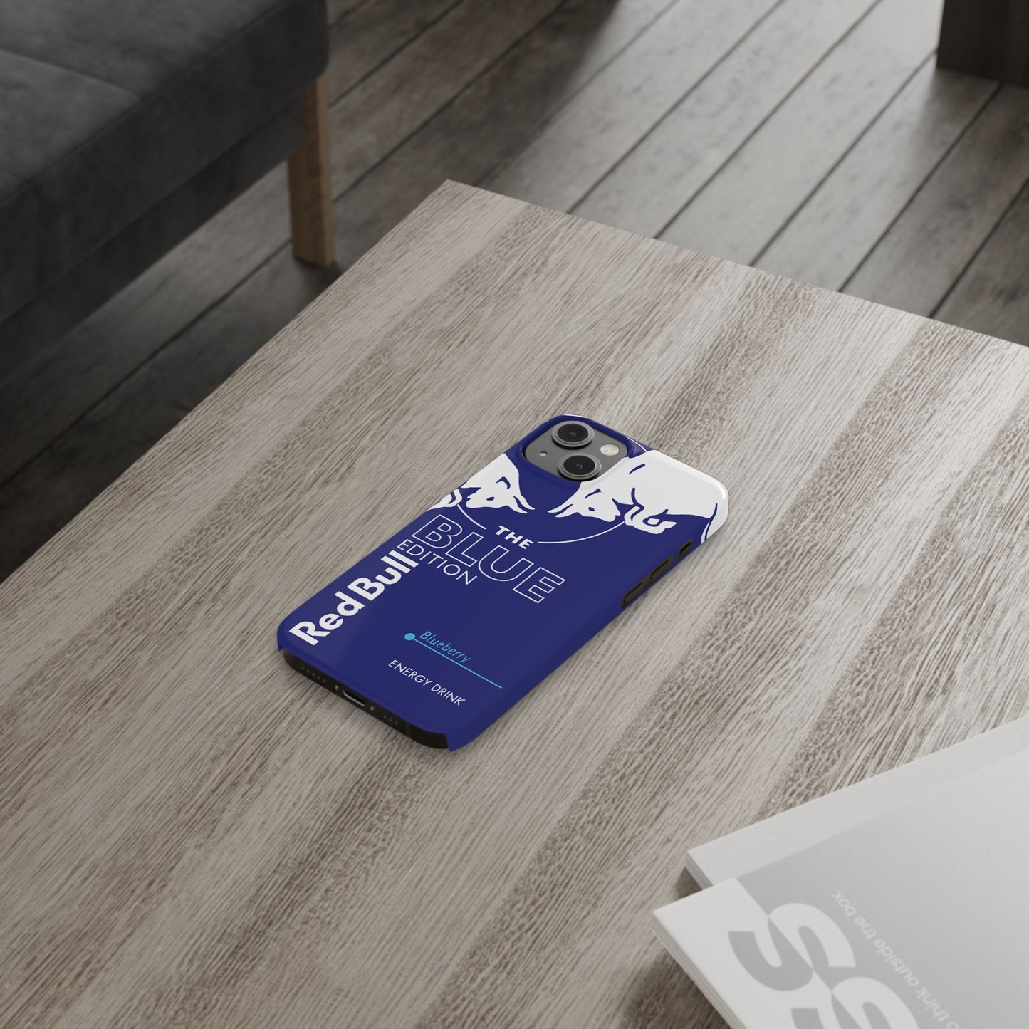 Red Bull Energy Drink iPhone Case - Blue Edition