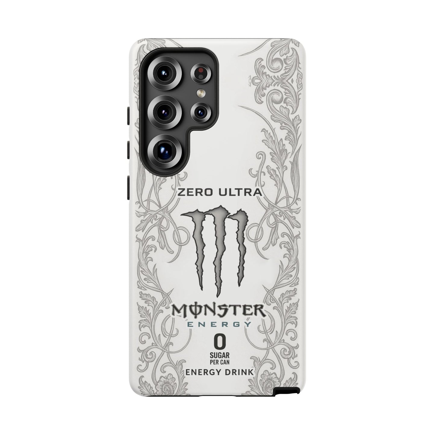 Monster White Ultra Energy Phone Case – For Samsung Galaxy & Google Pixel