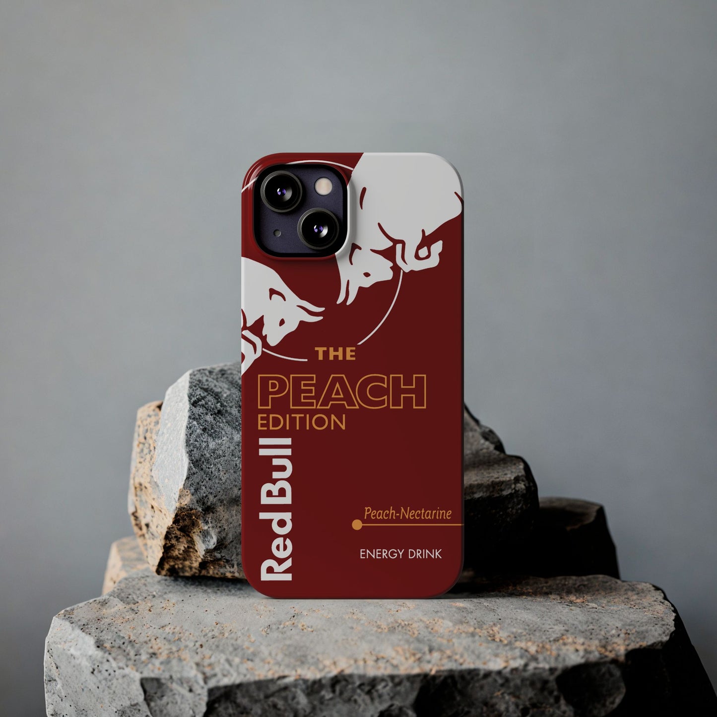Red Bull Energy Drink iPhone Case - Peach Edition