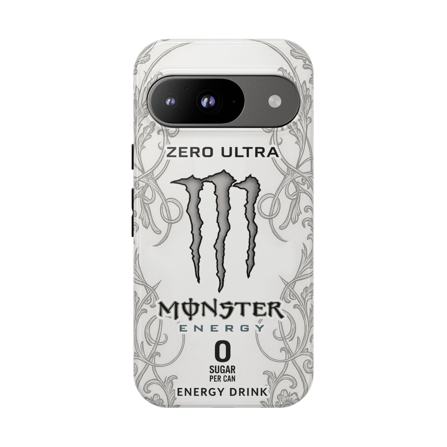 Monster White Ultra Energy Phone Case – For Samsung Galaxy & Google Pixel
