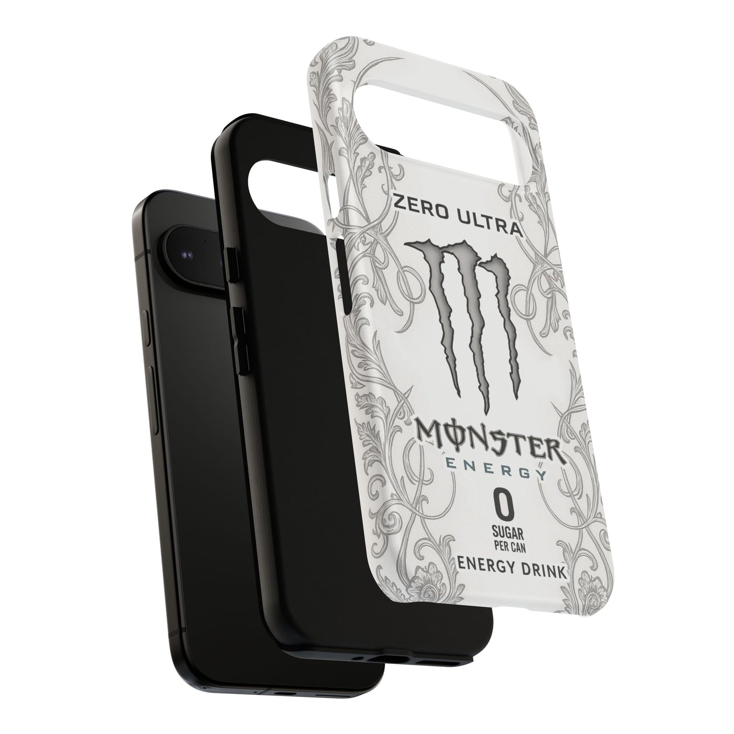 Monster White Ultra Energy Phone Case – For Samsung Galaxy & Google Pixel
