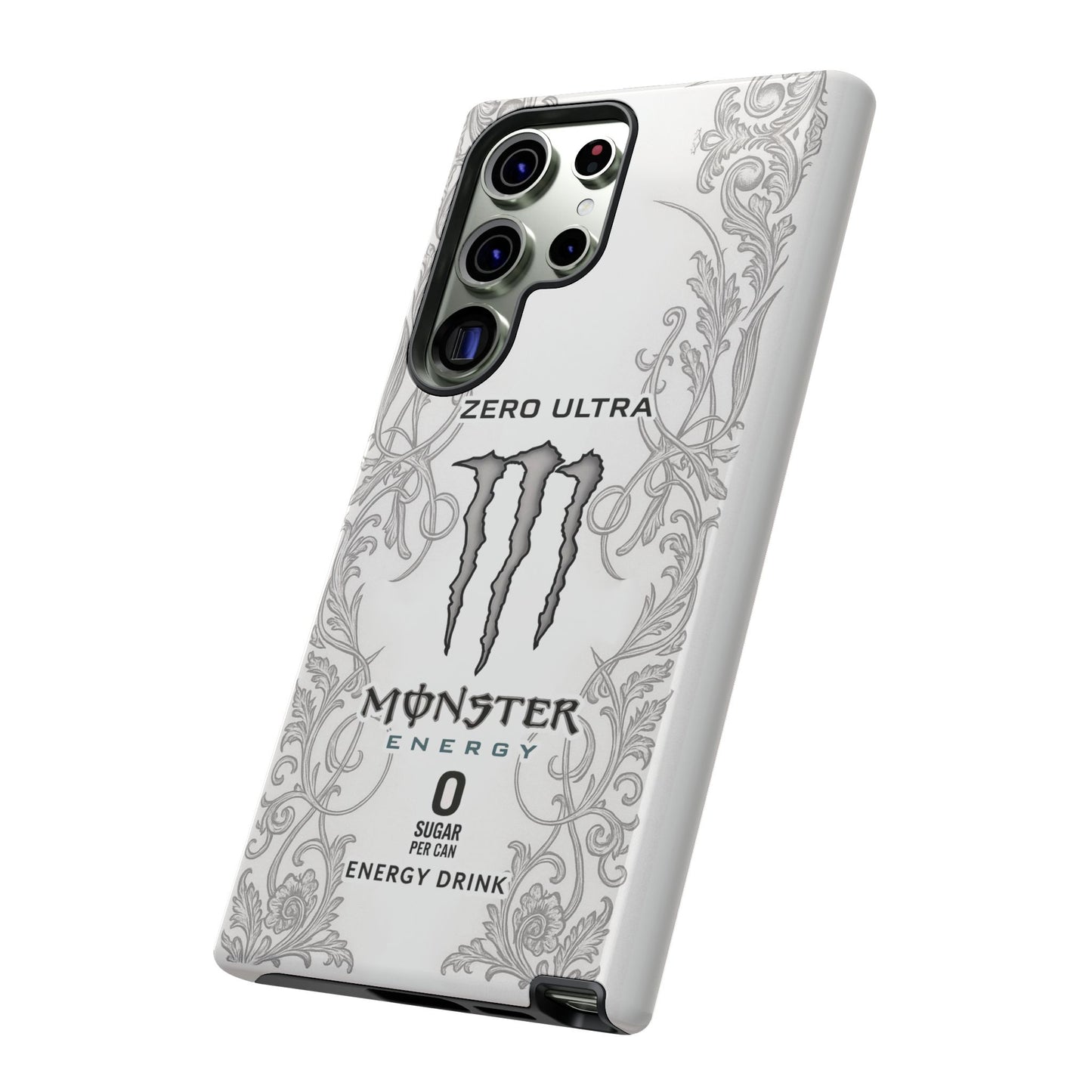 Monster White Ultra Energy Phone Case – For Samsung Galaxy & Google Pixel