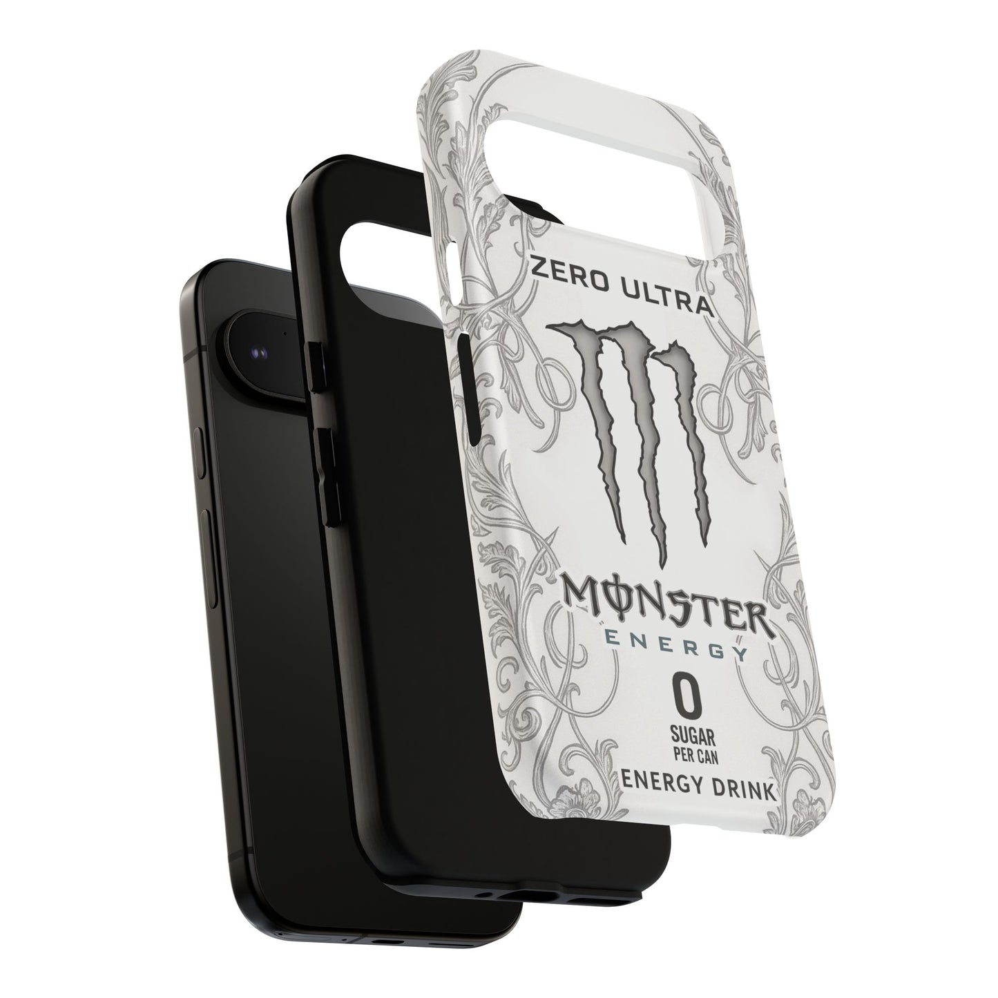 Monster White Ultra Energy Phone Case – For Samsung Galaxy & Google Pixel